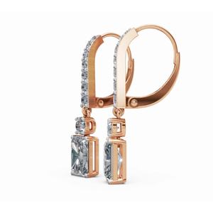 Aros de Diamantes Radiantes Forever, Oro de 9 KT, 14 KT y 18 KT, Corte Redondo y Radiante, Joyería Cultivada en Laboratorio, Proveedor Mayorista OEM B2B - Product Image 6