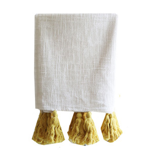 Couverture en coton 100% certifiée GOTS, personnalisable, en gros, couverture en coton doux, couverture décorative pour canapé, couverture en coton indien. - Product Image 3