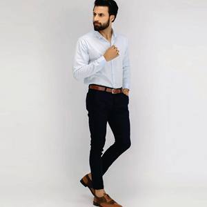 Camisa Camisas formales Hombres de manga larga Moda Marcas internacionales Outlet Hombres Tela transpirable Casual Marca famosa - Product Image 4