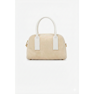 Borsa Classica Italiana Strutturata in Pelle Scamosciata con Chiusura a Patta e Due Cinghie - Resistente per Uso Quotidiano 25385 - Product Image 3