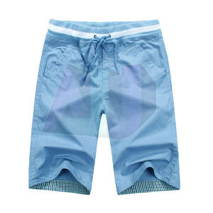 Pantalones Cortos Casuales de Algodón Ecológico para Hombre, Cintura Media, Cómodos, Transpirables, Material Suave, para Uso Diario y Actividades de Verano - Product Image 1