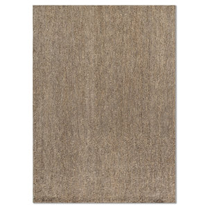 Alfombra Anudada a Mano de Yute y Cáñamo Estilo Kilim Azul PKJT-117 de Nomadic Threads, Tejido Plano, Color Sólido, Rectangular, a Rayas, para Entrada del Hogar - Product Image 1