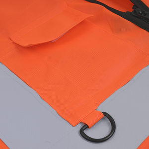 Logotipo personalizado Alta visibilidad Naranja Construcción Ingeniero Trabajador Adultos Bolsillos Chaleco de seguridad con tira reflectante - Product Image 5