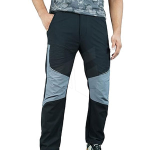 Pantalon Softshell léger et décontracté pour hommes, dernier modèle personnalisé avec motif droit taille moyenne élastique, service OEM - Product Image 1