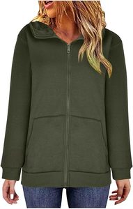 เสื้อสเวตเตอร์คอลูกเรือของผู้หญิงเสื้อสวมหัวโอเวอร์ไซส์ผ้าคอตตอนพิมพ์ลายหน้าจอ - Product Image 5