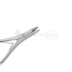Alicates ortopédicos de punta plana de acero inoxidable de 18 cm de calidad superior, fuente de alimentación Manual, instrumentos quirúrgicos para base de alambre - Product Image 4