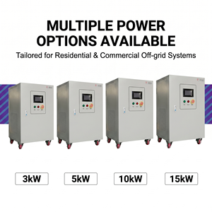 Top Rated Hot Sale 3kw 5kw 10kw 15kw Pure Sine Wave Off <b>Grid</b> Single Phase Inverter with CE for Home Solar <b>System</b> - Product Image 1