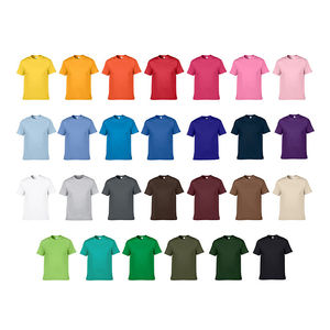 Venta al por mayor personalizable OEM diseño 100% algodón camisetas para Mujeres Hombres talla grande pantalla a rayas Transferencia de Calor impresión tela de lona - Product Image 1