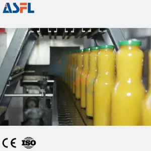 Full complete automatic liquid glass rose water juice filling machine line syrup bottle filling line wine production line plant