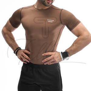 Camisetas de Compresión Personalizadas al por Mayor para Hombre - Camiseta Deportiva de Manga Larga de Secado Rápido, Tejido de Spandex/Poliéster de 220 g, Diseño Digital - Product Image 1