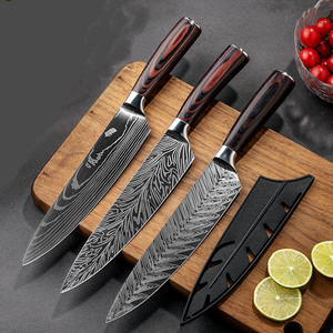 Venta al por mayor personalizado de alta calidad OEM ODM servicio Damasco japonés mejor venta Chef cuchillos profesionales Chefs para la cocina - Product Image 2