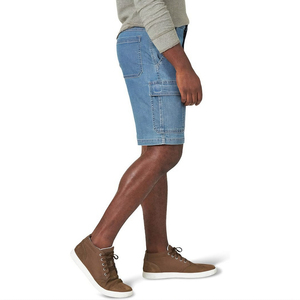 <b>Men's</b> Custom Sized and Color Denim <b>Shorts</b> Breathable Sustainable Product at Wholesale Prices Solid <b>Pattern</b> - Product Image 6