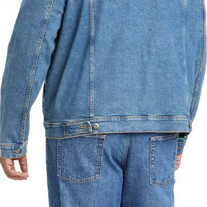 Veste en jean de style de rue pour hommes de qualité supérieure à vendre/veste en jean à col rabattu à manches longues pour hommes - Product Image 5