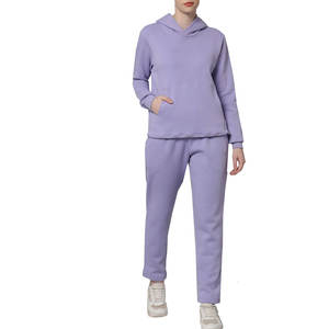 Survêtements à capuche respirants pour femmes motif solide unique ensemble extérieur d'hiver avec logo personnalisé conception OEM bas prix - Product Image 1