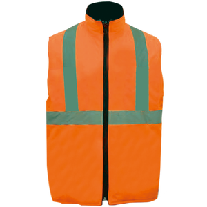 Vêtement de travail haute visibilité, veste de sécurité sans manches avec bande réfléchissante pour les travailleurs du bâtiment et les travailleurs en extérieur - Product Image 1