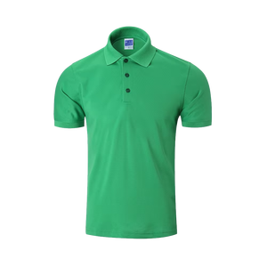 เสื้อโปโลแขนสั้น100% หลวมๆแห้งเร็วเสื้อโปโลมีปกสีล้วนสำหรับฤดูร้อน - Product Image 5