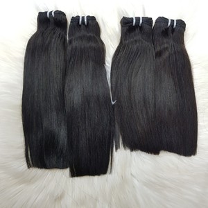 PRECIO DE FÁBRICA SOLO DONANTE HUESO RECTO SUPER DOBLE NEGRO NATURAL PARA HACER PELUCAS EXTENSIONES DE CABELLO HUMANO VIETNAMÉS - Product Image 4