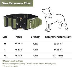 Dickes, gepolstertes, kleines, großes, taktisches, explosions geschütztes, taktisches Hunde halsband für Abenteuer im Freien mit Griff aufsätzen - Product Image 2