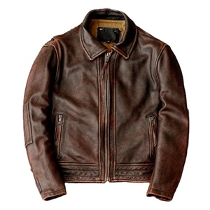 Chaqueta de cuero genuino para hombre de nuevo diseño, chaqueta de cuero para hombre de primera calidad, chaqueta de invierno para hombre - Product Image 1