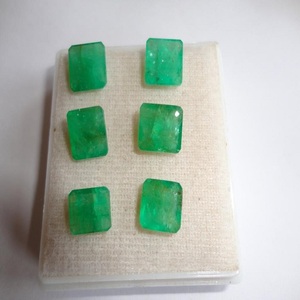 Piedra preciosa suelta verde esmeralda natural de grado AAA accesorio de joyería de alta calidad con certificado IGI - Product Image 3