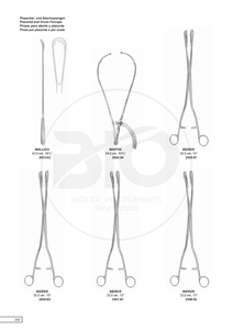 Pinzas de sujeción Martin Bierer y Ovum de calidad superior Instrumentos quirúrgicos de acero inoxidable Fuente de alimentación manual - Product Image 6