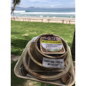 Assiette jetable en feuille de palmier (20x20cm carrée) - Product Image 6