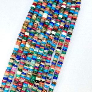 100% cuentas redondas de piedras múltiples de cristal marrón de alta calidad Natural 3-8mm neumático liso para la fabricación de joyas de buena calidad - Product Image 2