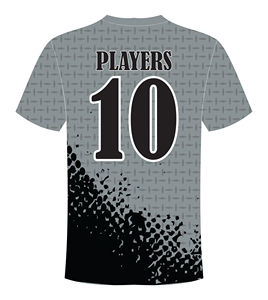 เสื้อยืดโพลีเอสเตอร์แบบแห้งเร็วแบบพอดีตัวคอกลมออกแบบได้ตามต้องการ - Product Image 3