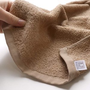 HIORIE-toalla de mano de algodón 100%, toalla de cara de 34x90cm, 300GSM, marrón, Senshu, hecha en Japón, venta al por mayor - Product Image 2
