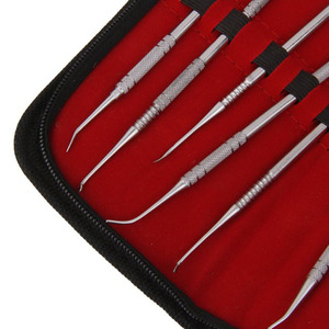 Juego de herramientas de tallado de cera Dental de acero inoxidable, 10 Uds., espátula Dental quirúrgica, palillo de dientes, blanqueamiento de dientes, Kit de laboratorio Dental de dentista - Product Image 5