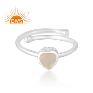 Best Selling 925 Sterling <b>Silver</b> Natural Ethiopian <b>Opal</b> Gemstone <b>Ring</b> Custom Jewelry Manufacturer - Product Image 3