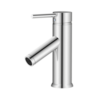 Tidjuin robinet mitigeur de lavabo de salle de bains moderne, robinet de lavabo à levier unique, robinets d'évier de salle de bains noirs
