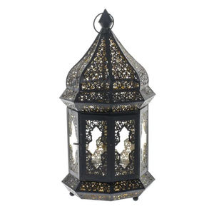 Attractive Design Black <b>Moroccan</b> Lantern Handcrafted Metal Home <b>Decor</b> for Christmas and Other Events Wholesale Price - Product Image 1