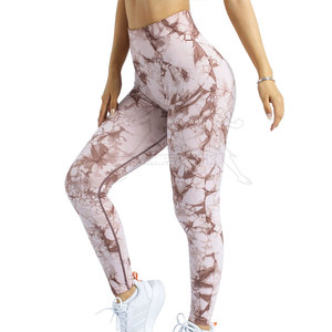 Legging de yoga pour femme à dos froncé, coupe confortable, en tissu premium, pour l'entraînement quotidien - Product Image 3