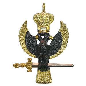 Masonic Regalia Rose Croix 31ST องศา collarette นกอินทรีอัญมณีของวัสดุทองเหลืองแหวนสีดำและสีทอง - Product Image 3