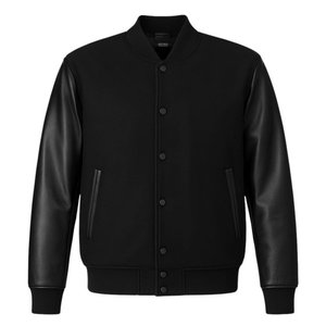 Chaqueta gruesa de cuero original abotonada para hombre - Product Image 6