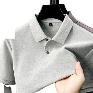 Polo 100% coton pour hommes-Tee-shirt d'été respirant pour le golf et le sport, décontracté d'affaires, finition en soie - Product Image 1