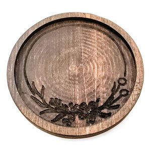 Plateau rond en bois massif au design fabuleux, plateau de service pour la maison, l'hôtel, le complexe hôtelier, vaisselle, plateau de service alimentaire à prix raisonnable - Product Image 6