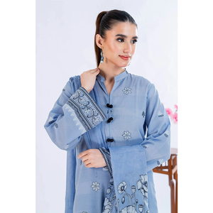 ชุดลำลองมืออาชีพของผู้หญิงดีไซน์ใหม่100% สนามหญ้า3ชิ้นชัลวาร์ Kameez dupatta งานแฮนด์เมดน้ำหนักเบาสวมใส่สบาย - Product Image 4