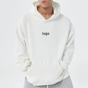 Nouveauté : sweat-shirt en coton pour homme, design oversize, uni, chaud, épais, vêtements d'hiver, manches longues, poche en coton, sweat-shirt tendance pour homme - Product Image 5