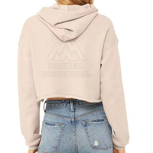 Streetwear Hot Sale Women <b>Crop</b> <b>Top</b> <b>Hoodies</b> Made In High Quality Material Women <b>Crop</b> <b>Top</b> <b>Hoodies</b> - Product Image 6