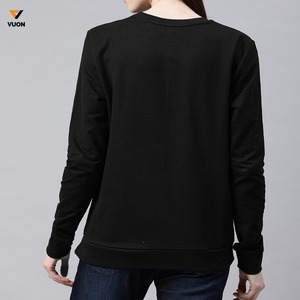 2025 nuevo diseño de moda Sexy manga larga sudaderas de gran tamaño logotipo personalizado Casual pulóver sudadera para mujer - Product Image 6