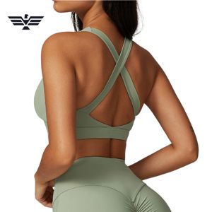 Sujetadores deportivos ligeros de alta calidad 2025 para mujer, alto soporte, secado rápido, transpirable, púrpura, respetuoso con el medio ambiente, directo desde Pakistán - Product Image 4