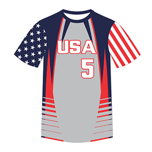 เสื้อเบสบอลคอกลมผ้าโพลีเอสเตอร์ 100% สำหรับซอฟต์บอล สั่งทำได้ตามต้องการ พร้อมสกรีนชื่อและหมายเลขผู้เล่น ชุดทีม - Product Image 2