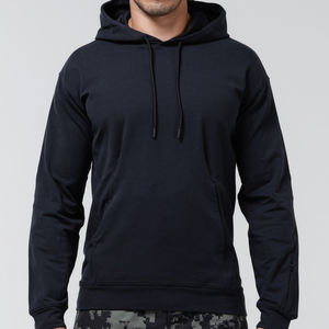 เสื้อฮู้ดดี้ผ้าเฟรนช์เทอร์รี่สำหรับผู้ชาย เสื้อสเวตเชิ้ตผ้าฝ้ายออร์แกนิกมีกระเป๋า เสื้อฮู้ดดี้พิมพ์ลายตามสั่ง เสื้อสเวตเชิ้ตผู้ชายแบบสวมหัวที่เป็นมิตรต่อสิ่งแวดล้อม - Product Image 1