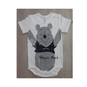 Combinaison unisexe en coton 100% 190gsm 1x1 côtelé imprimé, approvisionnement ODM en stock, avec un design imprimé sur la poitrine - Product Image 2