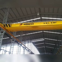 Grúa de puente aéreo de doble viga de ingeniería Ganesh de alta calidad, capacidad de 30 40 toneladas, 30 40 M de envergadura, fábrica OEM lista para enviar