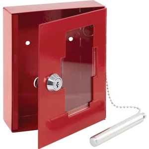 Caja de Almacenamiento de Herramientas y Llaves de Emergencia EMG 6165 150x120x48mm Roja de Acero Burg-Wchter - Product Image 1