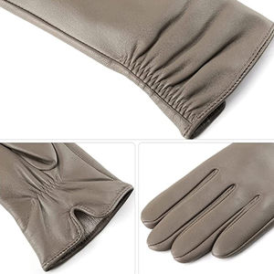 Fabrication de gants en cuir de haute qualité, toutes tailles disponibles, sur mesure, vente chaude, gants en cuir pour hommes, à doigts complets, tendance - Product Image 5