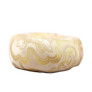 Cojín de punto de algodón 100% hecho a mano, almohada y posicionador de anillo hecho en Nepal para cuencos cantores, almohada funcional - Product Image 2